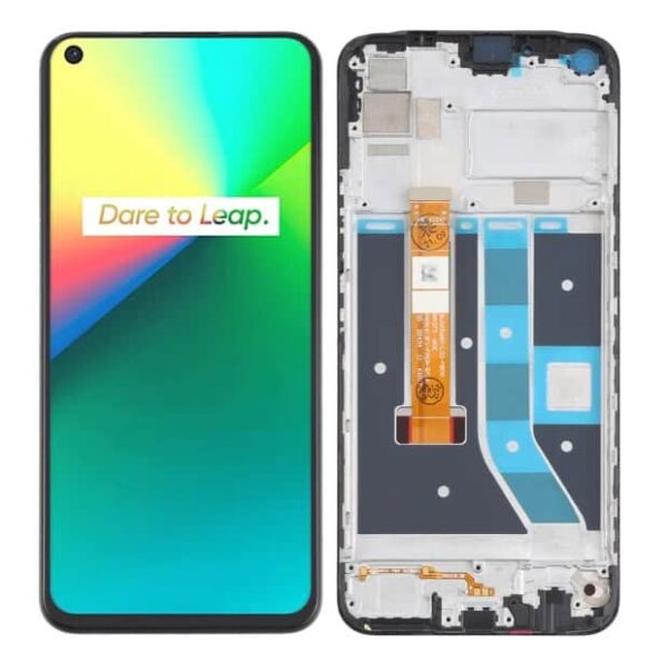 Original Realme 7i Display and Touch Screen Combo Replacement With Frame in India Chennai - 1