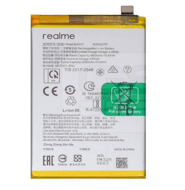 Original Realme C53 Battery Replacement Price in Chennai India - BLPA17